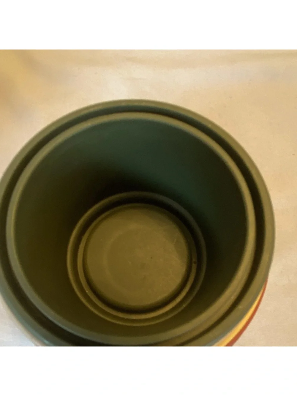 Mushi Neutral-Tone Stacking Cups for Early Learning - Multicolor